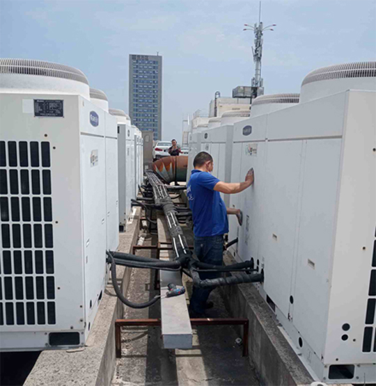 木兰中央空调制热和不制冷系统维修方法